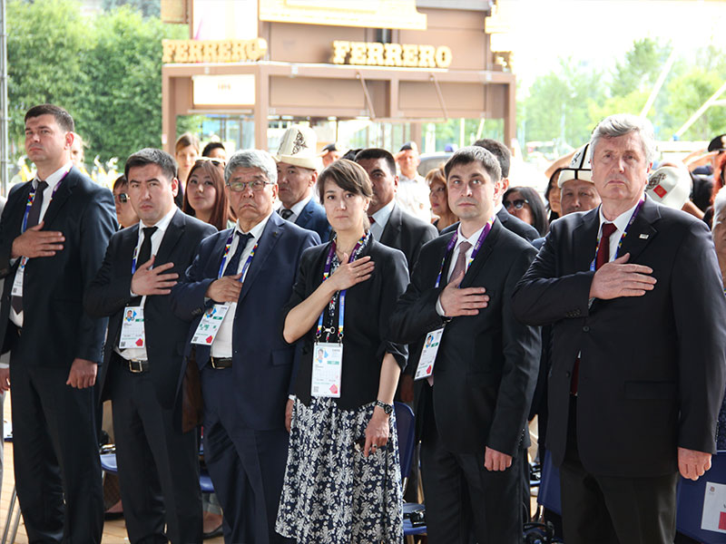 Национальный день КР на ЭКСПО-2015. Гимн КР 