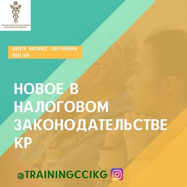 КРнын Салык кодексинин жаңычылдыктары боюнча семинар